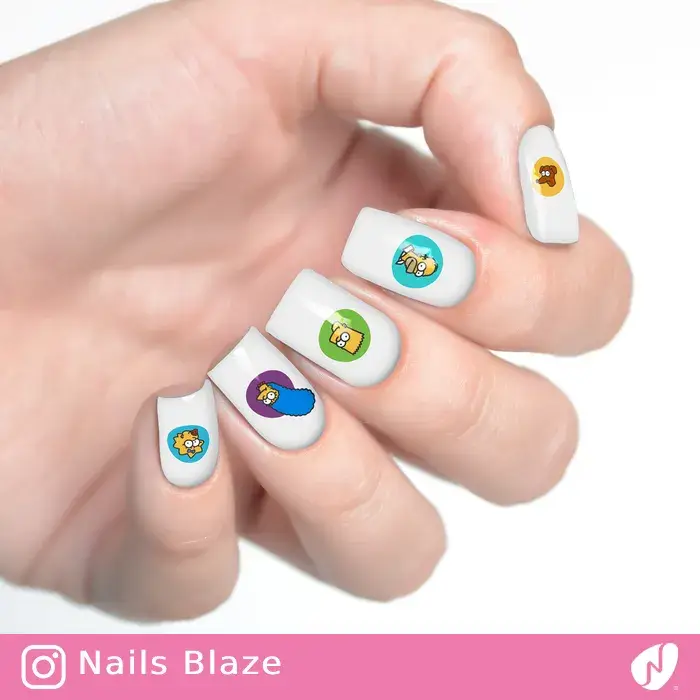 The Simpsons | Cartoon Nails - NB102